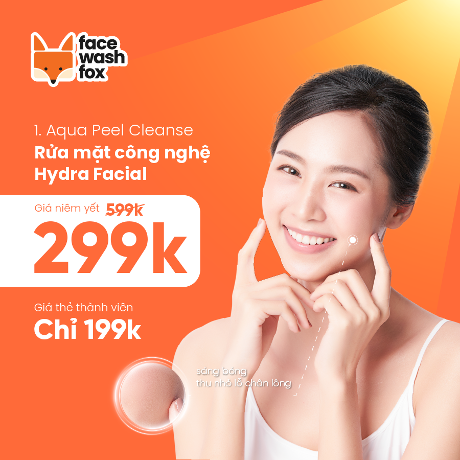 Rửa mặt công nghệ Hydra Facial
