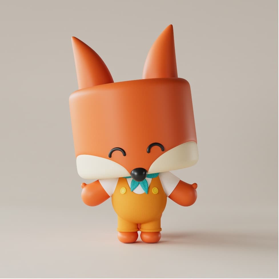 Hình ảnh chú Cáo đại diện cho Face Wash Fox