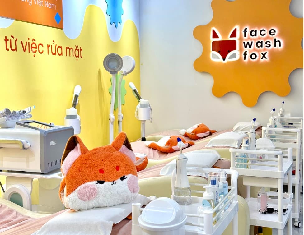 Không gian cửa hàng Face Wash Fox
